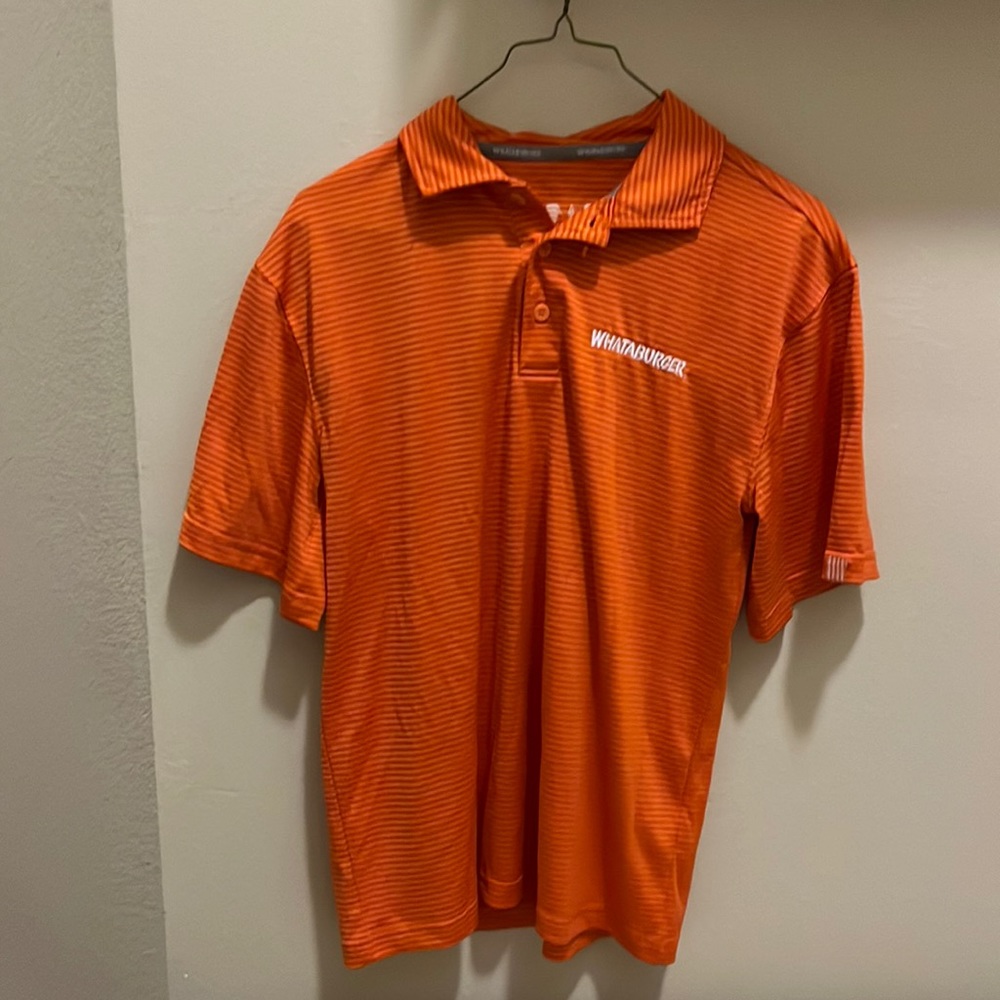 Whataburger Striped Uniform Shirt S